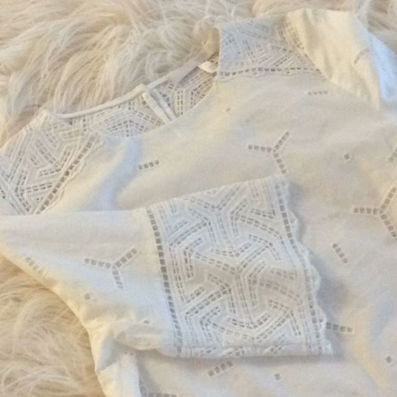 💞NORDSTROM Collection 💞stunning eyelet blouse - Picture 1 of 16
